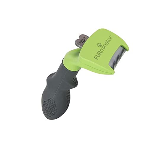 Small Dog Undercoat deShedding Tool for Long Hair (long hair - new model / Small)