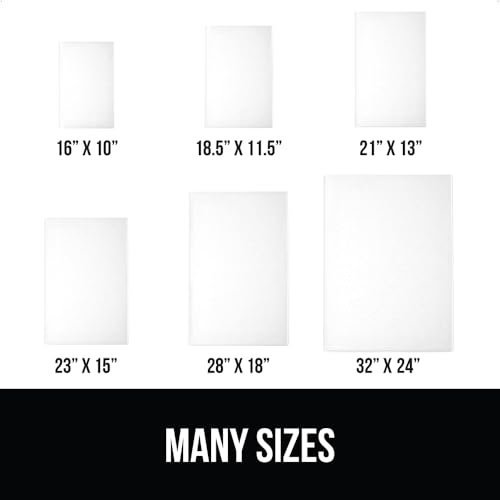 Dog Food Mat 100% Waterproof Silicone (White / 18.5"l X 11.5"w)