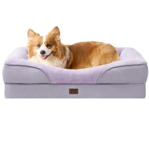 Orthopedic Dog Bed for Medium Dog (Purple / 35x22x6.5)
