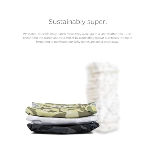 Washable Belly Bands for Male Dogs (X-Large (25-34") / Camo)