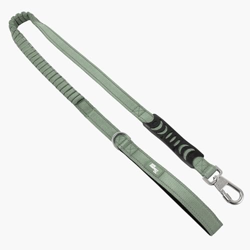 Bungee Dog Leash Shock Absorbing (Khaki / Small)