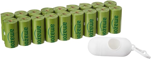 Premium Leak Proof Dog Poop Bags with Dispenser and Leash Clip (270 Bags)