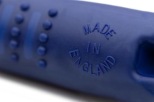 Alpha 210.5 Professional Dog Training Whistle with Lanyard. Enhanced Ergonomic Grip. BPA (Baltic Blue/Black)