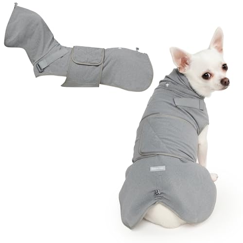 Anxiety Relief Vest for Dogs (04 Grey / Medium)