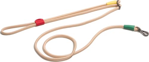 Hands Free Adjustable Rope Dog Leash (Tan)