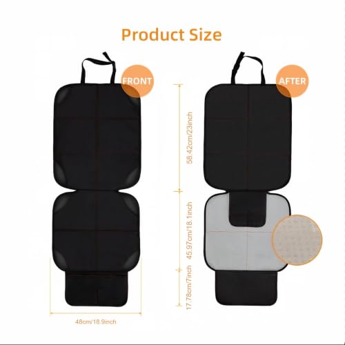 Car Seat Protector (Black Red / 1PS)