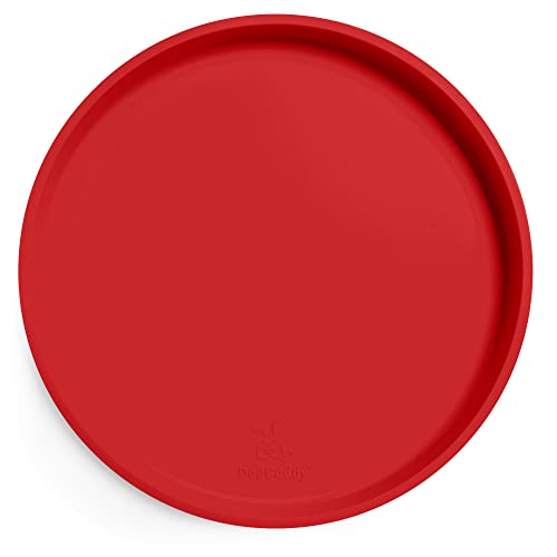 Dog Food Mat Waterproof Dog Bowl Mat (10 Inch (Pack of 1) / Red)
