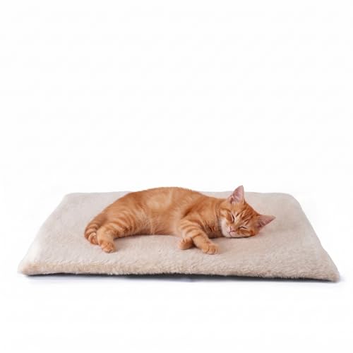 Self Warming Cat Bed (Ivory / 29" X 19")