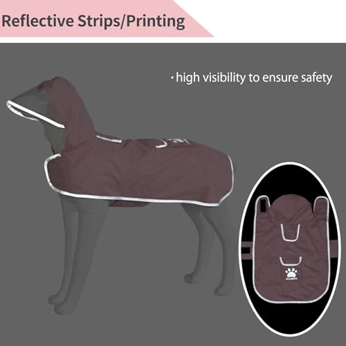 Dog Raincoat Reversible (Pink / X-Small(4-9lb))