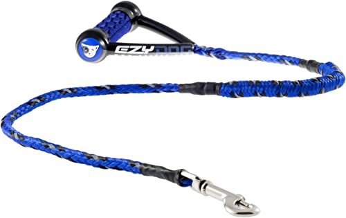 Cujo Short Shock Absorbing Bungee Dog Leash (40-Inch / Blue)