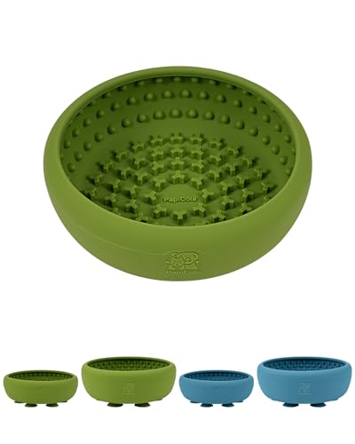 Dog Lick Bowl for Dogs S (Small / GREEN)