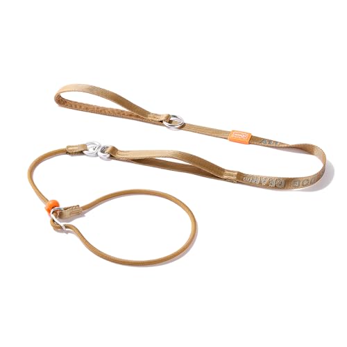 Slip Lead Dog Leash (Brown / 5.5FT)