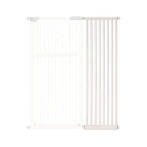 55.12" Extra Tall Pet Gate Extension Kit 16.73" Wide Cream (55.12" H-cream / 16.73" W, Extension)