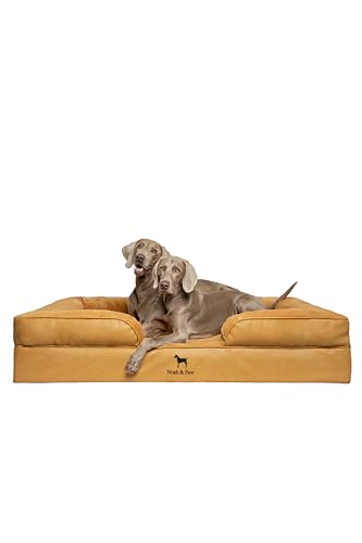 Giant Dog Bed XXL (Vegan Leather - Camel / XX-Large)