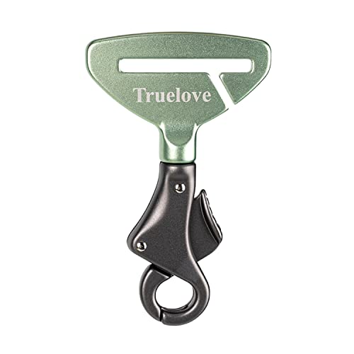 Truelove Lightweight Dog Car Seatbelt Safety Buckle Lock (Unisize / Green/Gray)