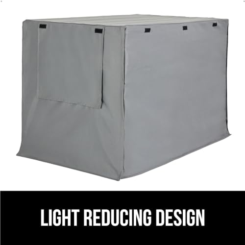 Dog Crate Covers (Gray / 48" X 30" X 33")