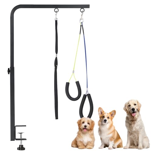 Adjustable Pet Grooming Arm with Clamp for Small & Medium Large Dogs (Style 1 / Small)