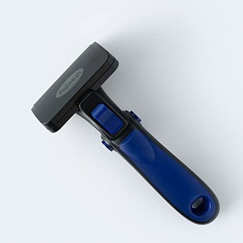 Deshedding Dog Brush for Long Hair (Medium / blue)