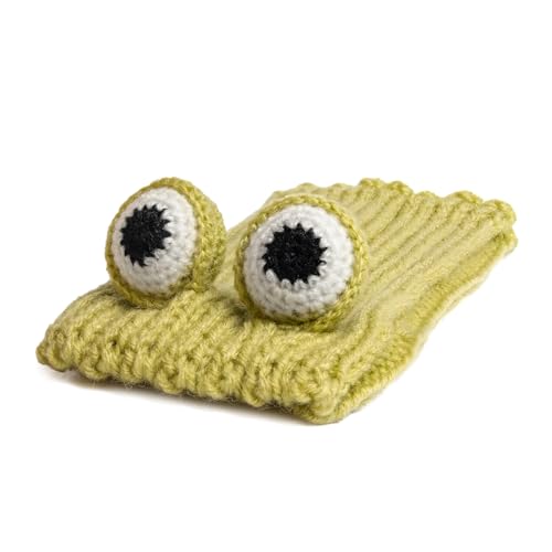 Frog Costume Knit Dog Snood Ear Wrap for Pets (Medium)