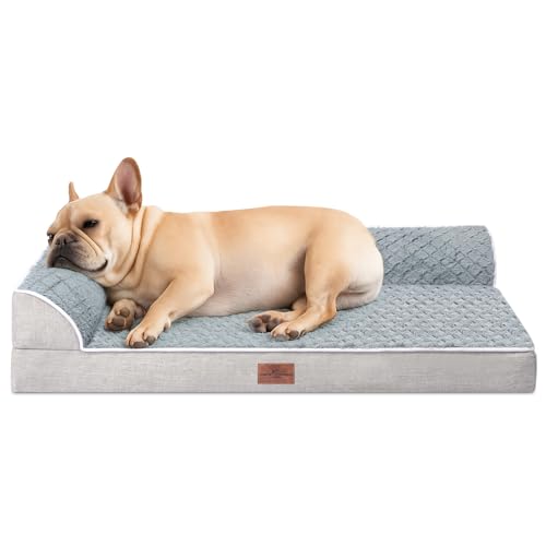 Dog Beds Medium Size Dogs (30"L x *20"W x 7.5"Th / Grey)