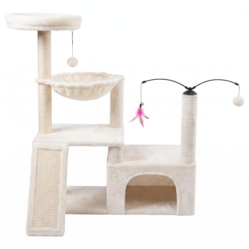 Multi Functional Cat Tree Tower (288 White)