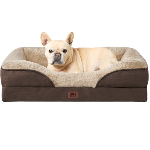 Orthopedic Dog Bed for Medium Dog (Brown / 30x20x6.5)