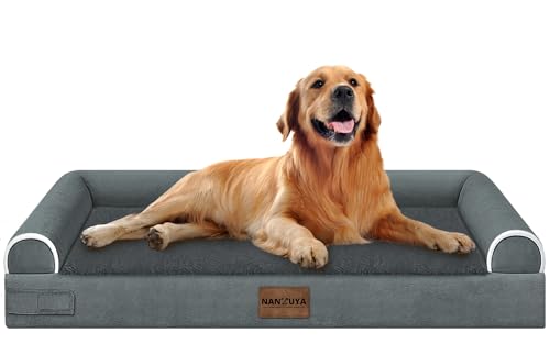 Orthopedic Dog Bed for X (Dark Grey / 40.0"L x 32.0"W x 6.5"Th)