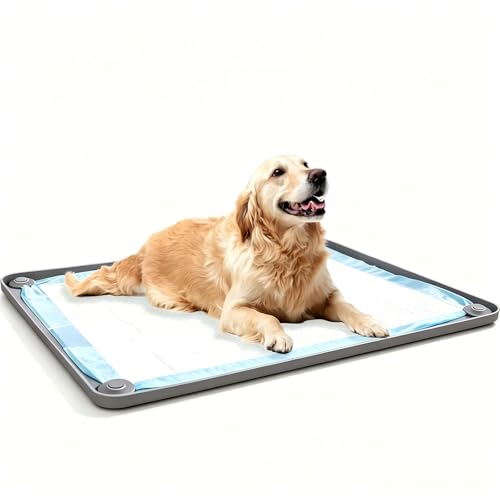 Silicone Pee Pad Holder for Dogs (23"D x 23"W x 1"H)