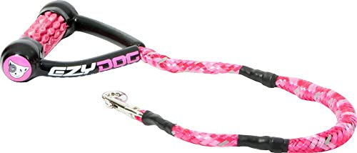 Cujo Short Shock Absorbing Bungee Dog Leash (25-Inch / Pink Camo)