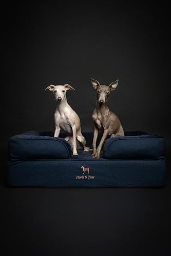 Large Dog Bed (Denim - Dark Blue / Large)