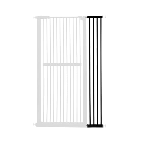 61.02" Extra Tall Pet Gate Extension Kit 8.27" Wide Black (61.02" H-black / 8.27" W, Extension)