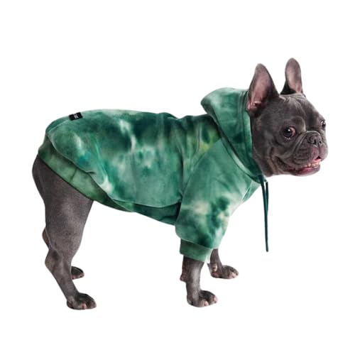 Dog Hoodie Buttery (Green Skydye / Medium)
