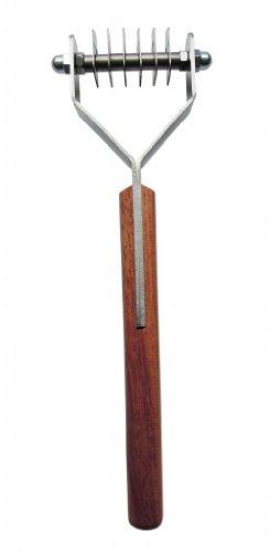 Original Dematting Undercoat Grooming Rake Stripper Tool For Dogs And Cats (6-Blade)