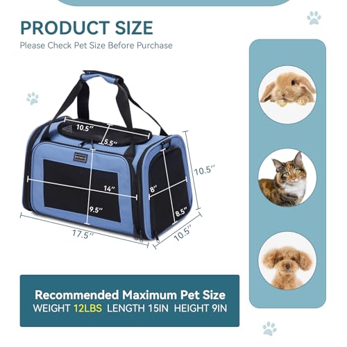 Pet Carrier Blue (Medium / Blue)