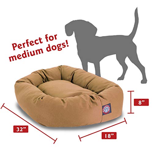 Bagel Calming Dog Bed (Khaki)