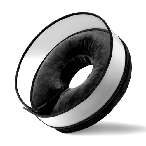 Inflatable Dog Cone (L / Black)