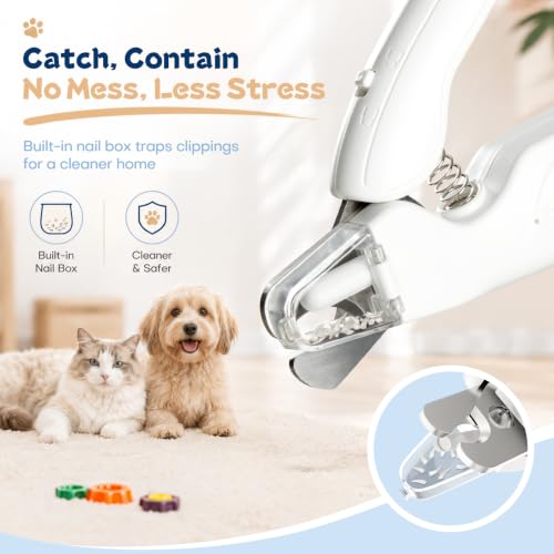 Dog Nail Clippers with Light and Dog Nail Grinder Quiet