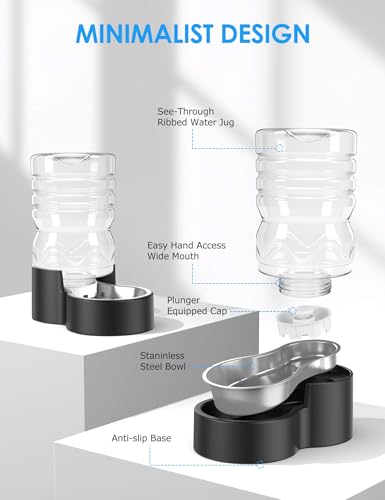 1.7 Gallon Automatic Dog Water Dispenser (6.5L)