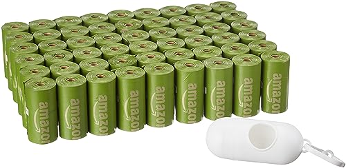 Premium Leak Proof Dog Poop Bags with Dispenser and Leash Clip (810 Bags)