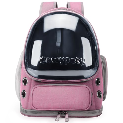 Cat Backpack Carrier Large Space Bubble Backpack up to 12lbs Pink (Pink)