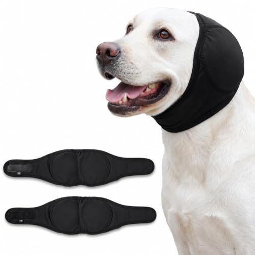 Dog Ear Muffs for Noise Protection Grooming and Blow Drying (Large)