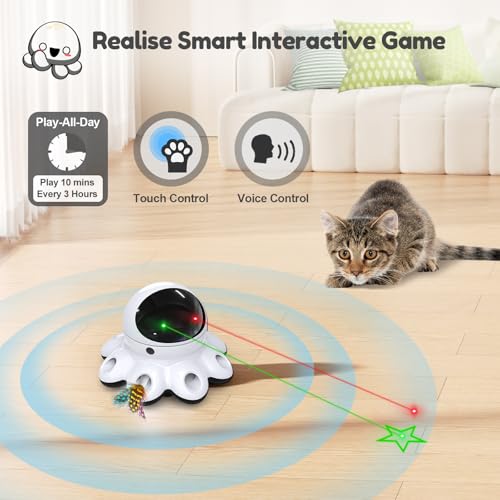 Cat Laser Toy (Black Base-Green Laser*1)