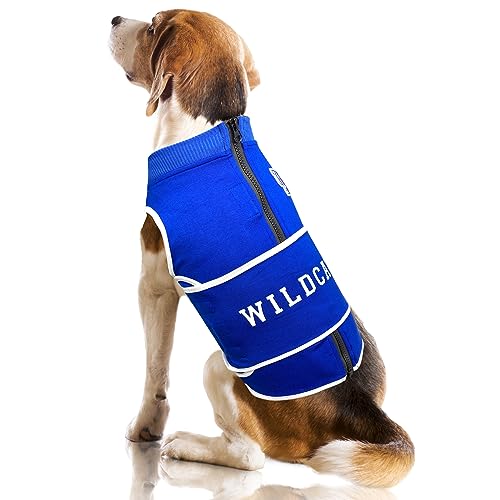 NCAA Kentucky Wildcats Dog Anxiety Shirt Calming Soothing Vest for Dogs Cats with Anxiety (Extra Small / Kentucky Wildcats)