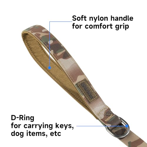 5 6FT Military Bungee Dog Leash Adjustable Elastic (MCP)