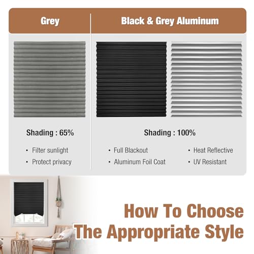 6 Pack Window Blackout Shades