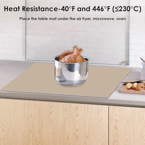 Extra Large Silicone Mat (06-brown / 27.6"L x 15.7"W)