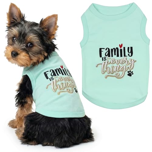 Dog Shirt 100% Cotton Shirts for Small Dogs (X-Small (3-5lbs))