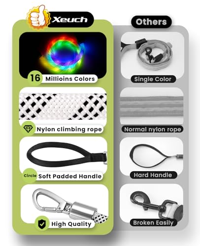 Light Up Dog Leash (4 Ft)