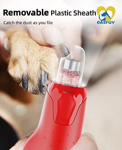 Dog Nail Grinder Quiet (Red)