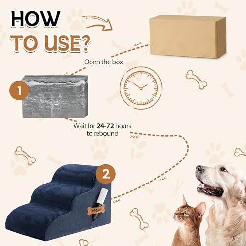Dog Stairs Ramp for High Beds Couches